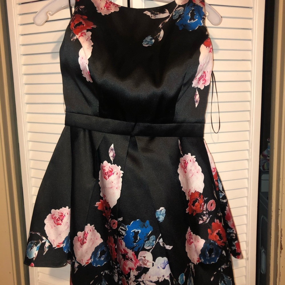 Floral Two Piece Prom/Forma Dress